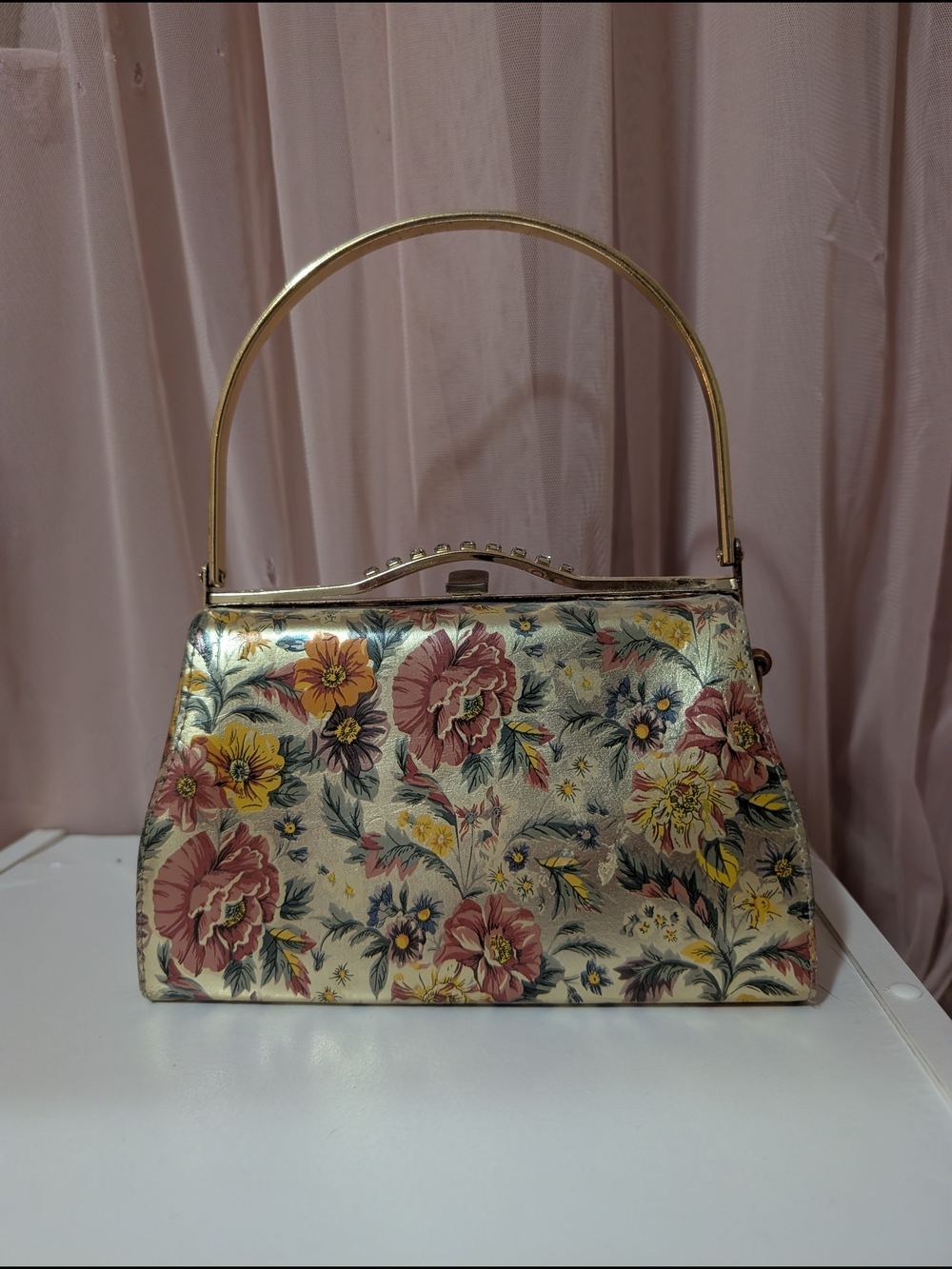 Vintage Floral Clutch